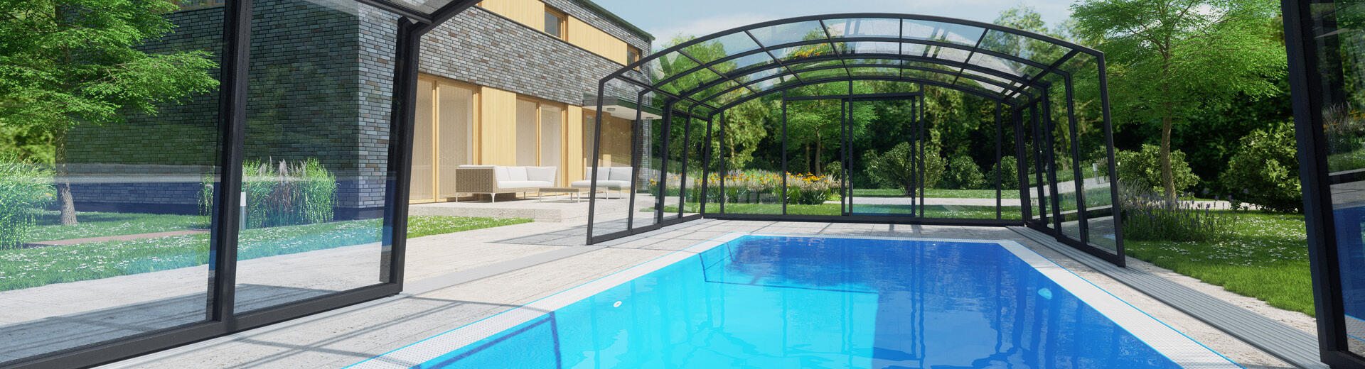 Rolladenabdeckungen für Pools